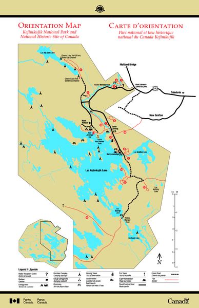 map of kejimkujik national park